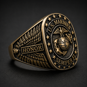 IronSemper – Eagle Anchor Military Ring