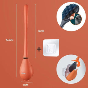 CleanFlow – Flexible Silicone Toilet Brush Set