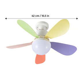 BreezeGlow – Socket Ceiling Fan with Adjustable LED Lighting