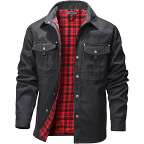 VistaWork – Versatile Flannel-Lined Utility Shacket