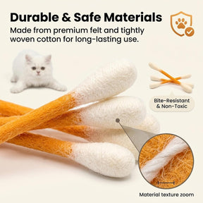 CatJoy Max – Swabs Large Size Cat Toys with Catnip