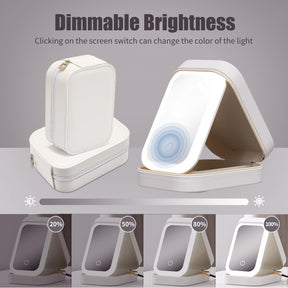 LuxeReflect – Portable Travel Makeup Mirror