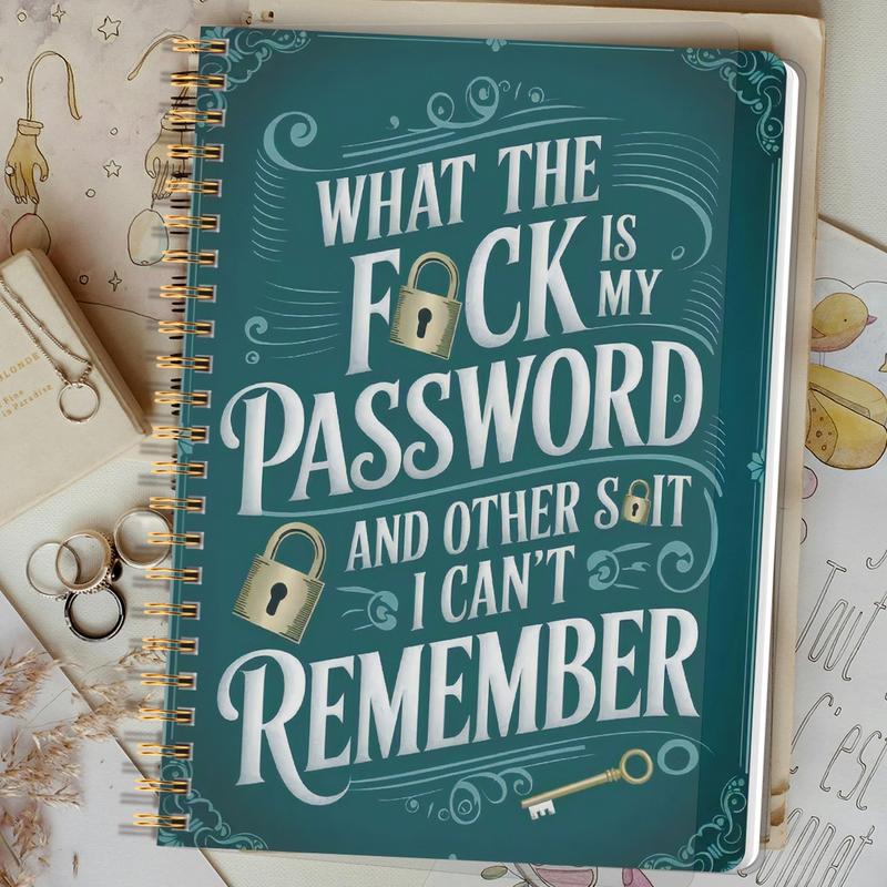 KeyMemo – Humorous Password Keeper Book