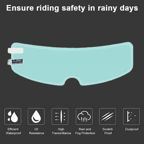 ClearRide – Anti-Rain and Fog Helmet Film