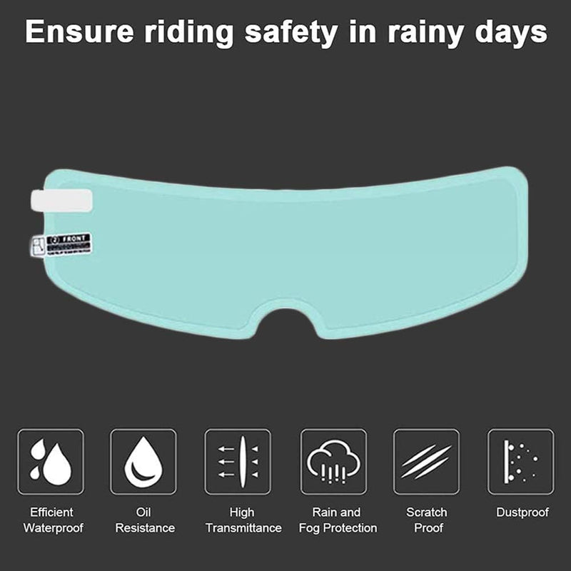 ClearRide – Anti-Rain and Fog Helmet Film