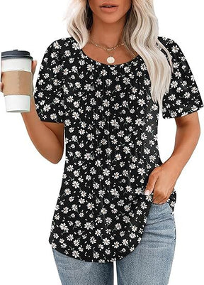 SoftMuse – Casual Dressy Summer Blouse