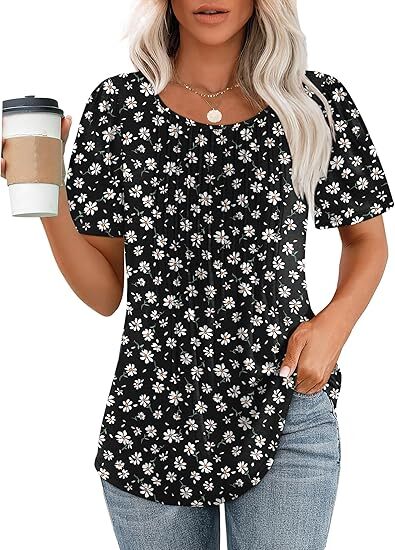 SoftMuse – Casual Dressy Summer Blouse