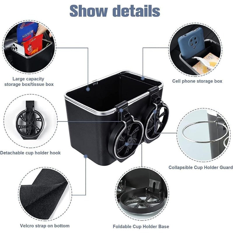 RoadNest Pro – Armrest Storage Solution