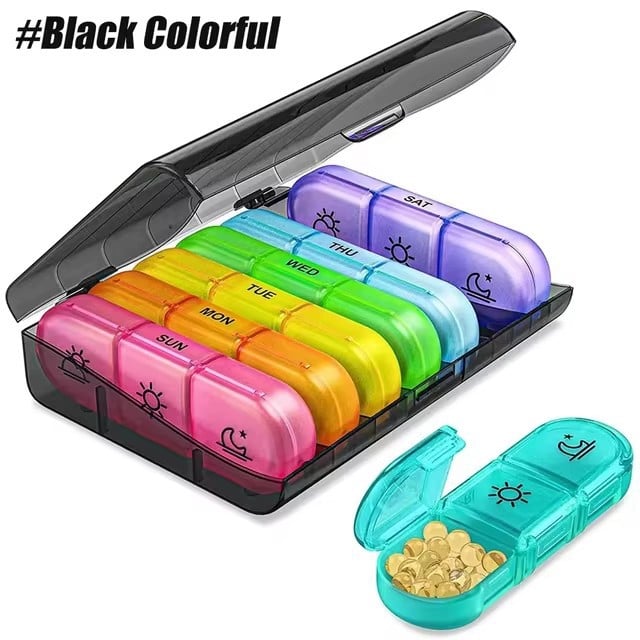 SafeSnap – 7-Day Portable Pill Organizer