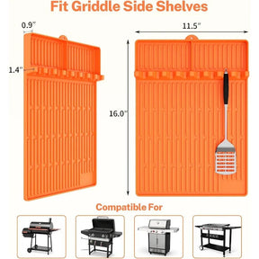 GrillNest – 3-in-1 BBQ Grill Mat Organizer