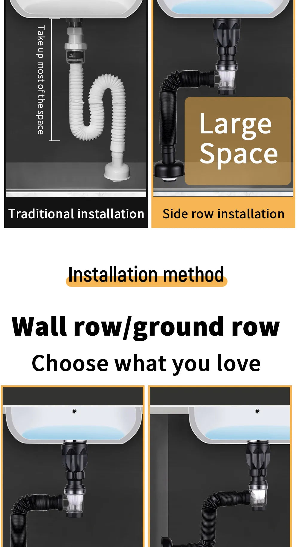 FlowFlex – Adjustable Sink Drain Pipe