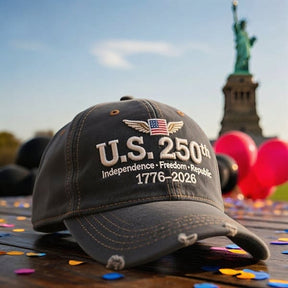 LibertyCap – USA 250th Anniversary Retro Washed Cap