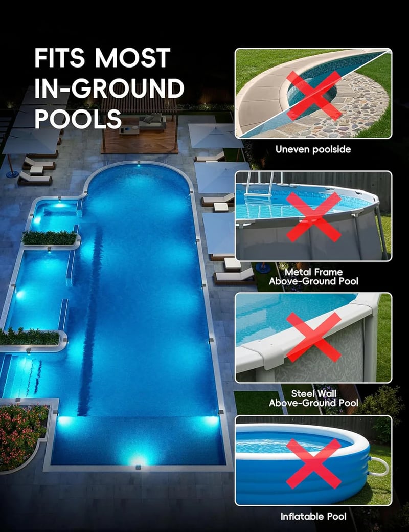 PoolShine – Solar Powered Poolside Ambient Light
