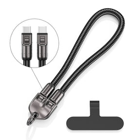 SwiftTether – Fast Charge Data Cable with Phone Lanyard Design