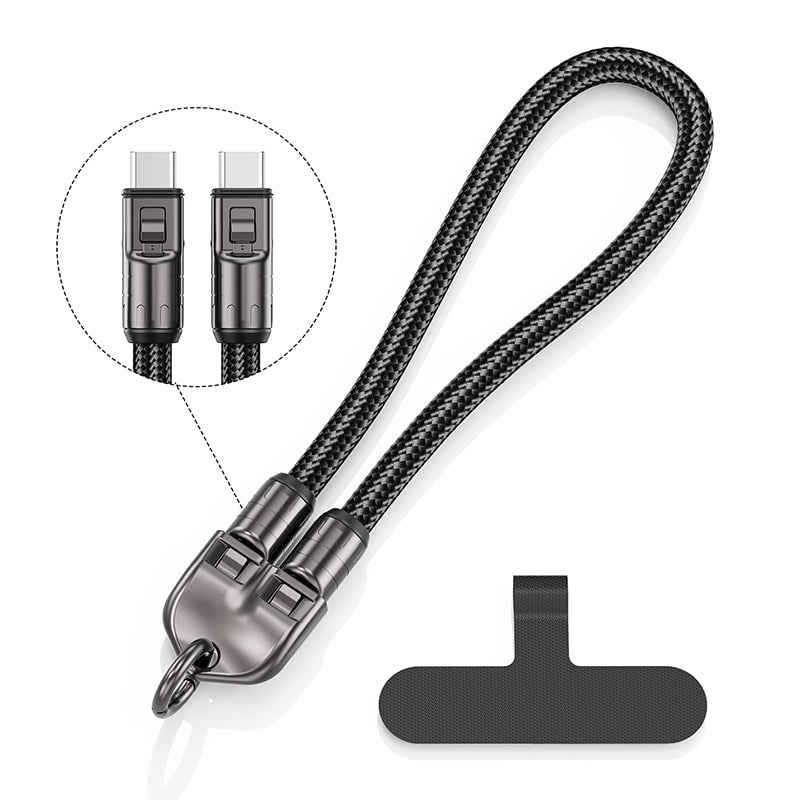 SwiftTether – Fast Charge Data Cable with Phone Lanyard Design