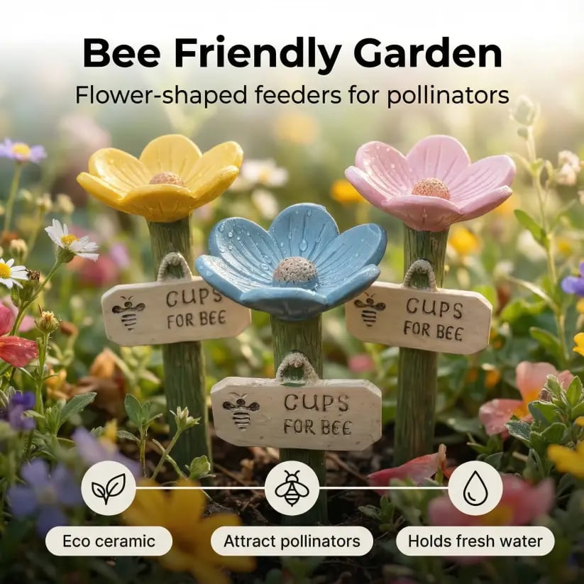 NectarNest - Garden Bee Watering Spot