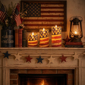 FreedomFlame – USA Inspired Flameless Candle Collection