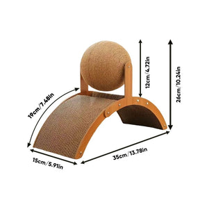 ClawSphere – Cat Scratching Ball Stand Toy