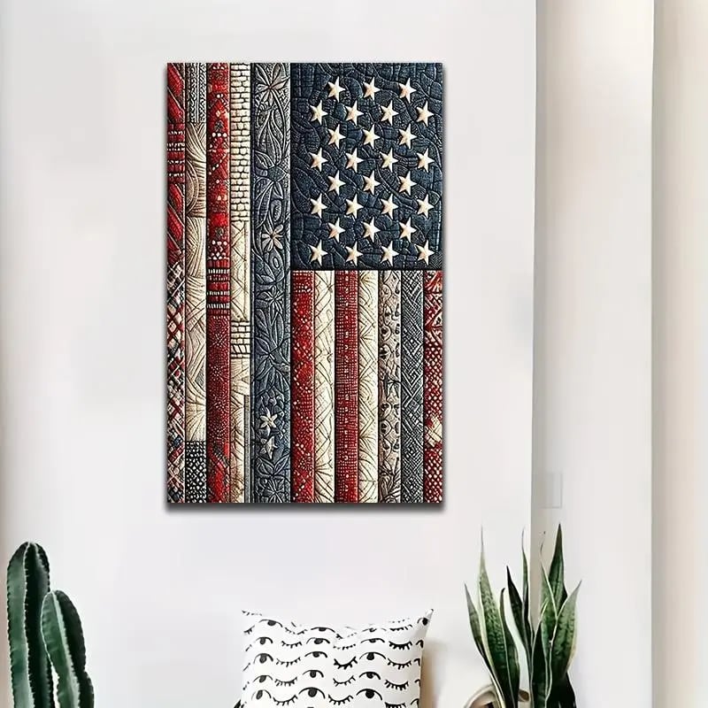 DiamondCraft – American Flag DIY 5D Diamond Painting Kit