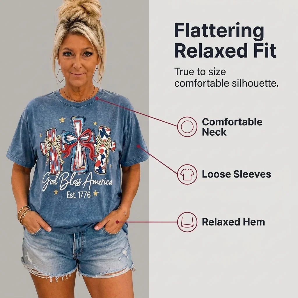 GodBless – Vintage 250th Anniversary Women T-Shirt