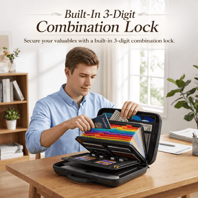 FileFort – Combination Lock Document Organizer