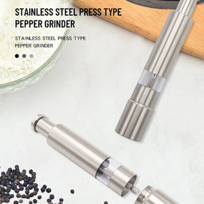 GrindMaster – Stainless Steel Salt And Pepper Grinder