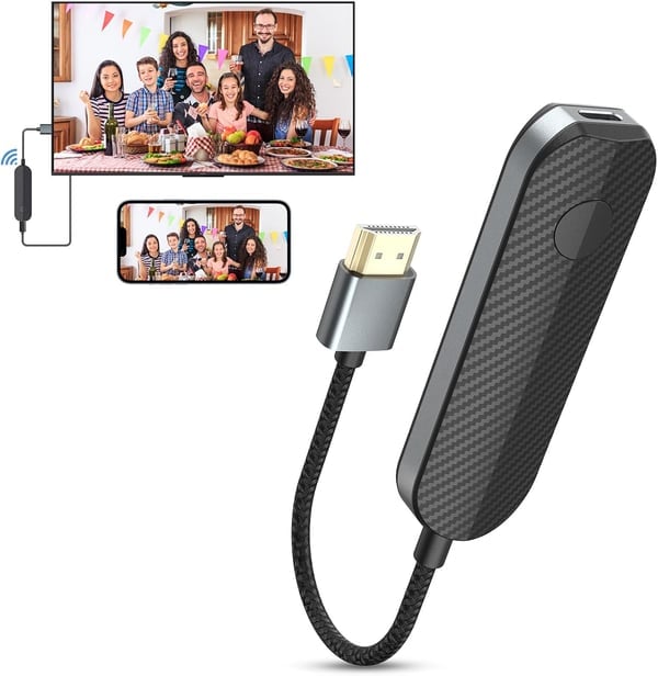 AuraSync – Ultra-Stable Wireless HD Mirroring Adapter