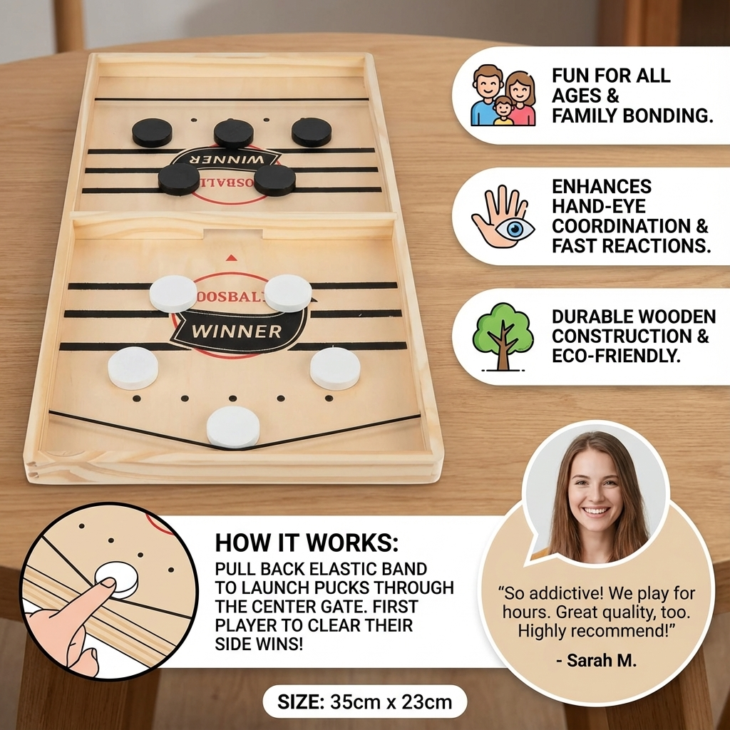 SnapPlay – Fast Action Wooden Game Set