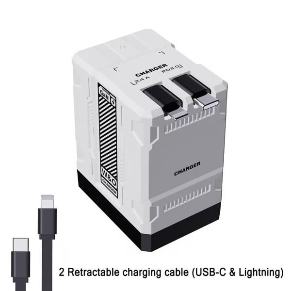 VistaDrive – All-in-One Retractable PD Charging Hub