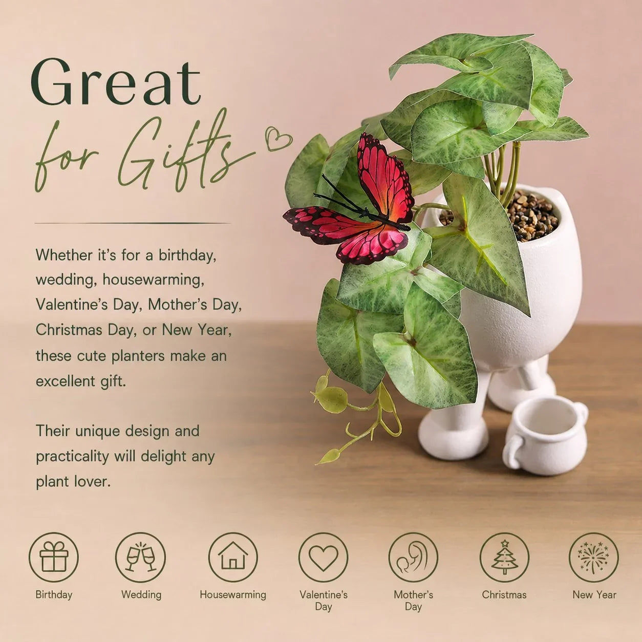 BloomSilhouette – Ceramic Plant Pot