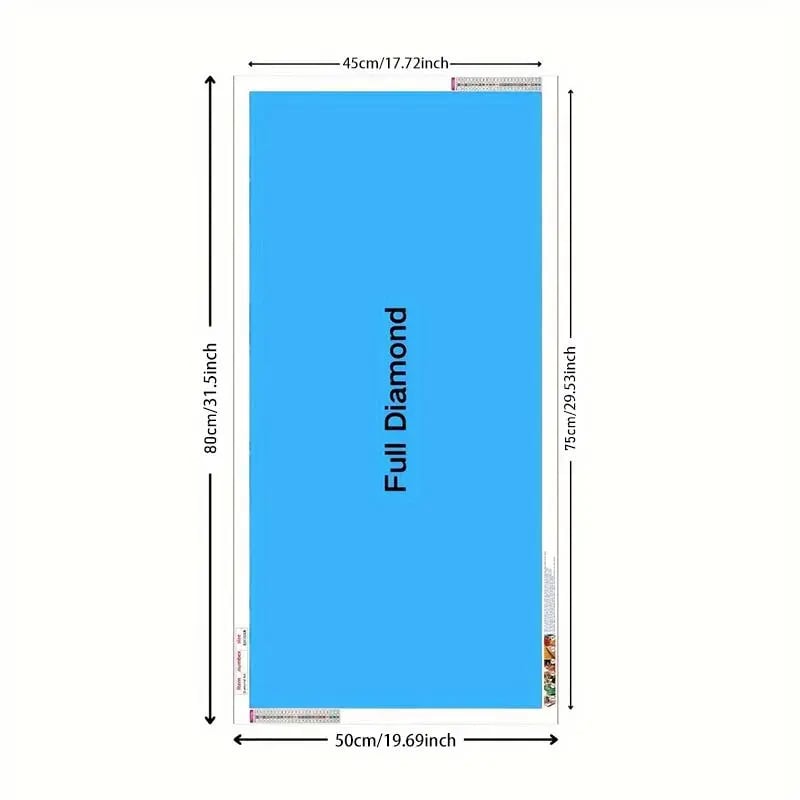 DiamondCraft – American Flag DIY 5D Diamond Painting Kit