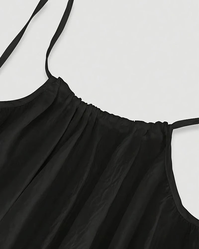 TitanAllure – Adjustable Strap Open-Back Dress
