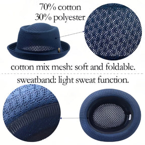VenturaHat - Classic Breathable Travel Bowler