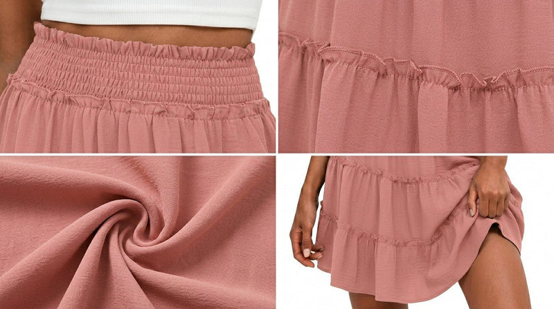 LunaFlair – Tiered Boho Skort