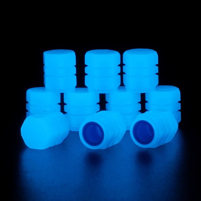 GlowRide - Fluorescent Wheel Valve Caps