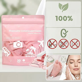 AirTowel – Disposable Compressed Travel Towel Set
