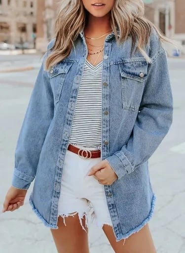 UrbanChic – Stylish Denim Jacket for Women