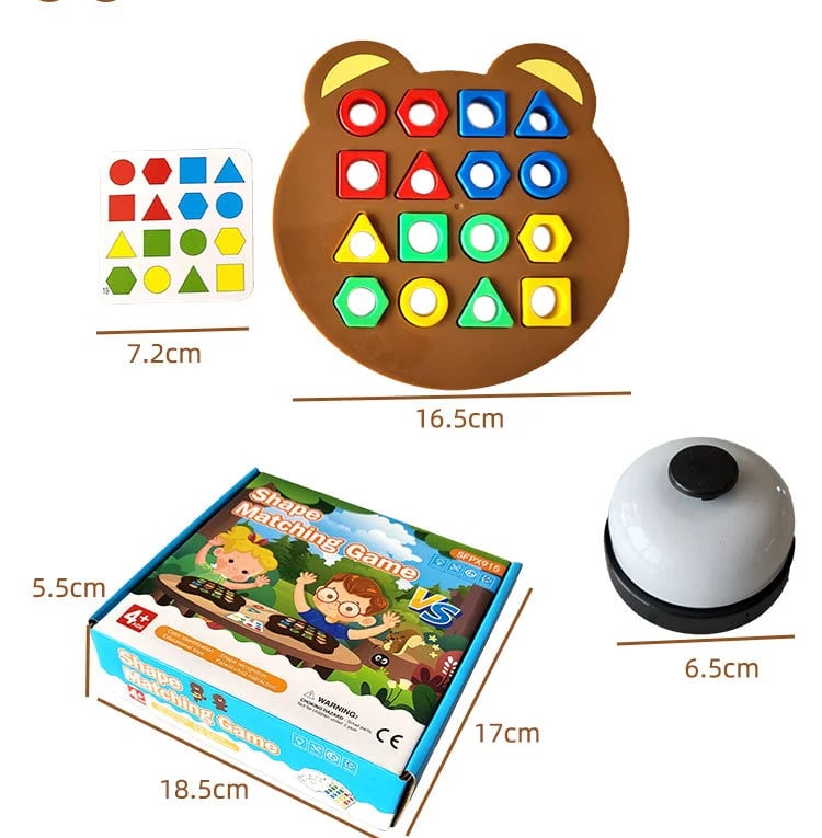 ShapeWise – Montessori Wooden Shape Matching Puzzle Game