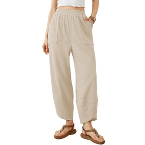 LuxeFlow – Women’s Wide Leg Palazzo Harem Pants