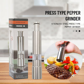 GrindMaster – Stainless Steel Salt And Pepper Grinder