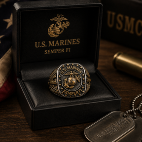 IronSemper – Eagle Anchor Military Ring