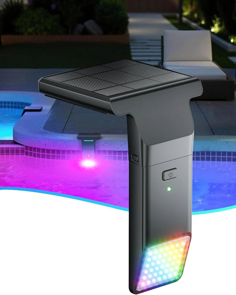 PoolShine – Solar Powered Poolside Ambient Light