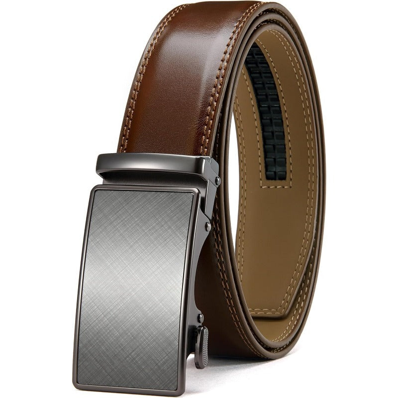 FlexFit – Micro-Adjust Leather Ratchet Belt