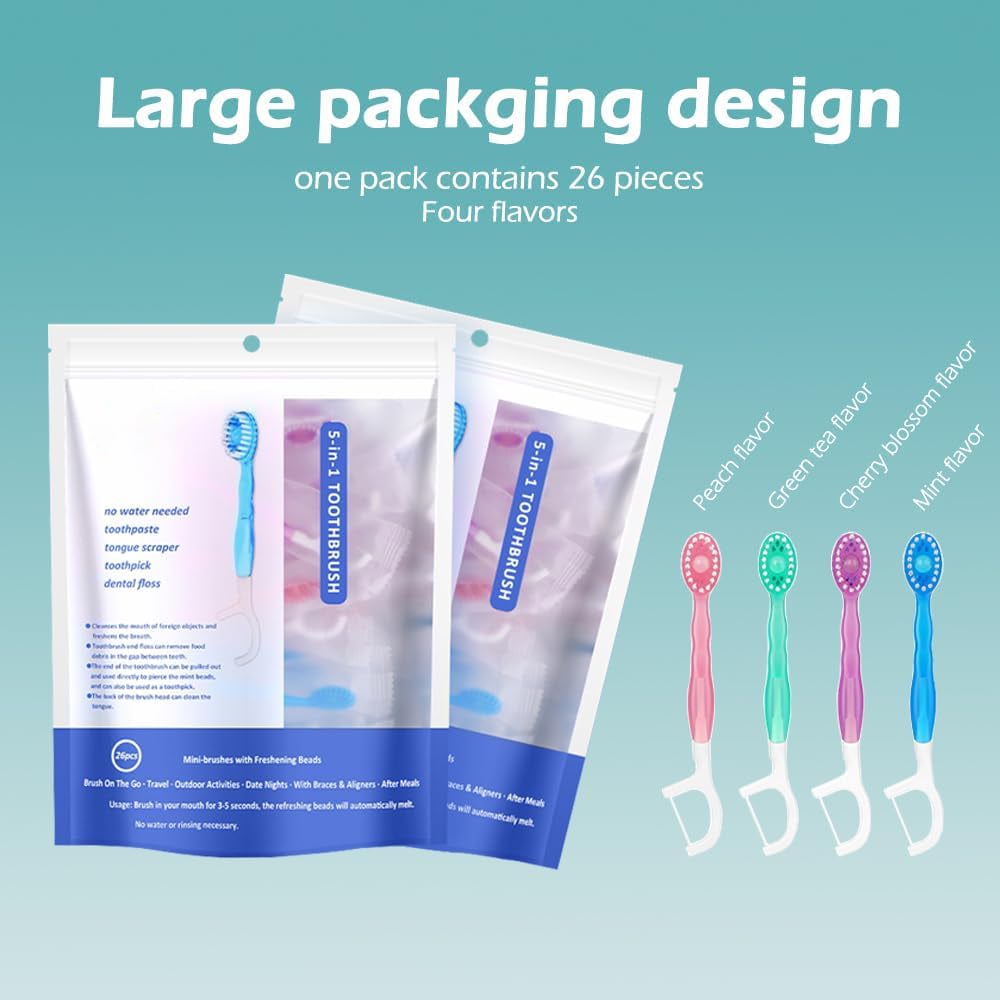 OralKit – 5-in-1 Mini Travel Dental Care Set
