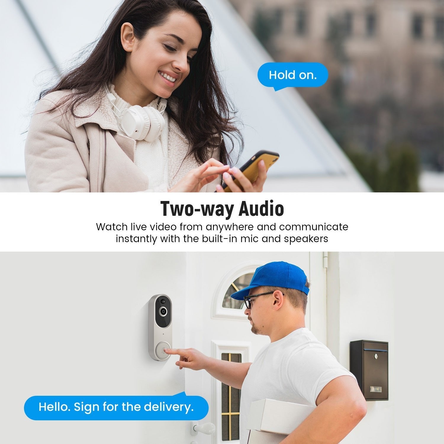 GuardCam – HD Smart Doorbell Security System