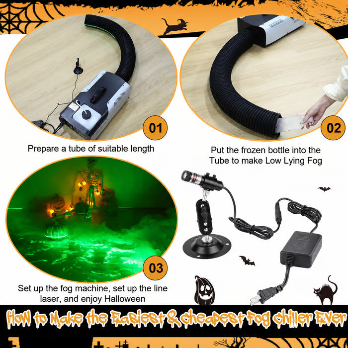 SwampBeam – Halloween Green Laser Projector