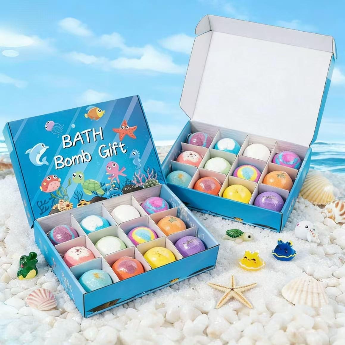 KidSplash – Colorful Bath Bomb Gift Set for Kids
