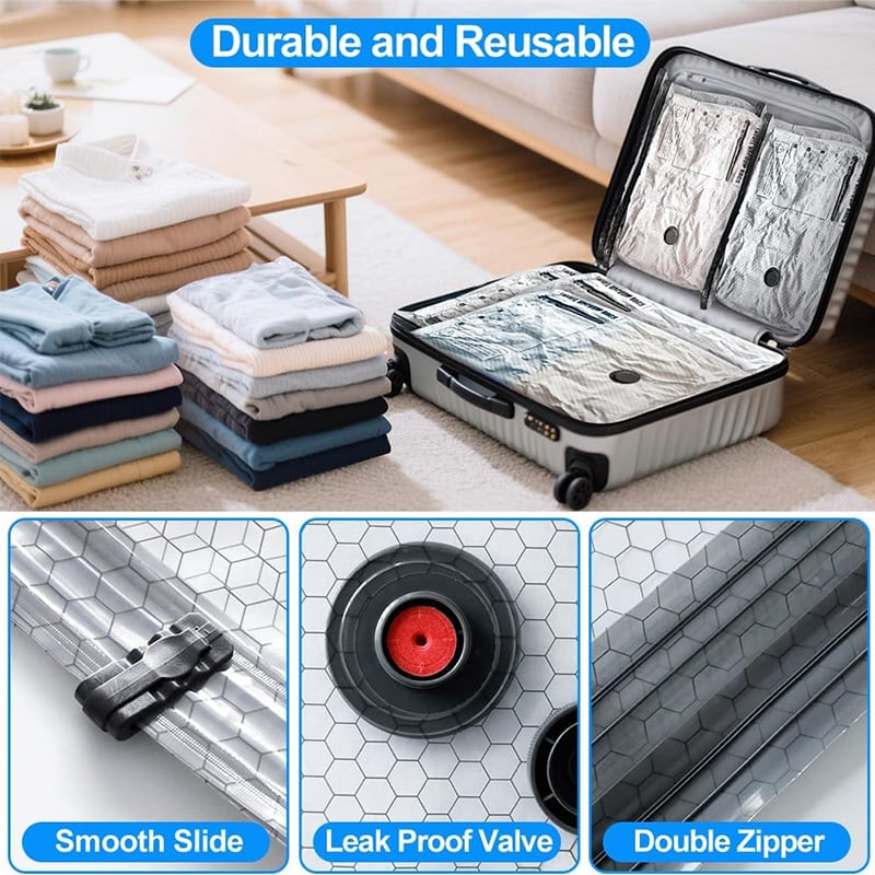 PackEase – Cordless Travel Storage Vacuum Bags