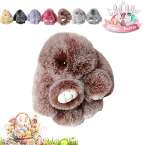 HopCharm – Cute Plush Bunny Keychain