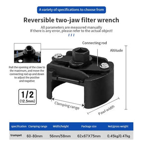 TorqueMaster – Universal Oil Filter Wrench Tool